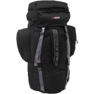 Imagem de Mochila 80L Nautika Intruder Cargueira Viagem Trilha Preta