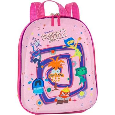 Imagem de Mochila Infantil Escolar Divertidamente Disney Para Meninas Bolsa Cor 
