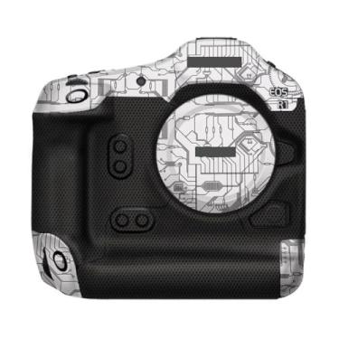 Imagem de R 1 Película protetora protetora para câmera antirarranhões Película protetora para Canon EOS R1 (Circuit White)