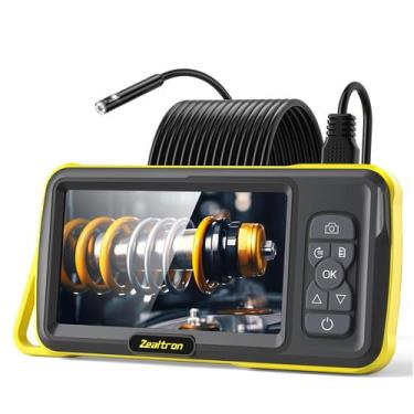 Imagem de Câmera endoscópica Zealtron Dual Lens 1080P, tela IPS de 5 polegadas