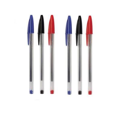 Imagem de Caneta bic cristal kit 6 unidades 1.0