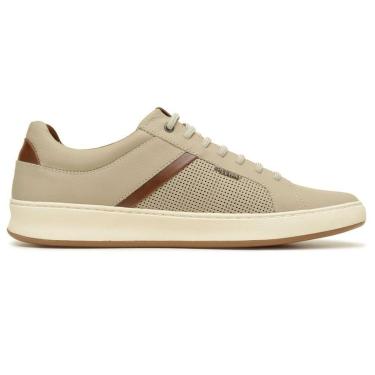 Imagem de Sapatênis Masculino Freeway Bass Couro Off White - 3722-Masculino
