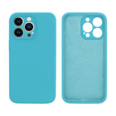 Imagem de Capinha Silicone Protect Camera Compatível com iPhone 13 Pro - GCM, Az