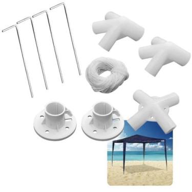 Imagem de Kit Conectores Pecas de Reposicao para Tendas com Base e Topo 3x3m Mor