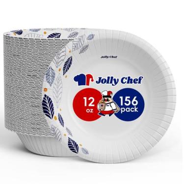 Imagem de Taças de papel JOLLY CHEF, 12 onças, 156 unidades, descartáveis com es