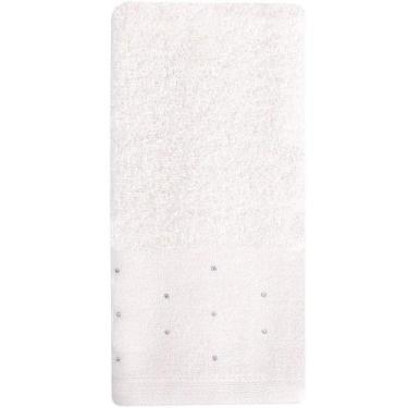 Imagem de Toalha Lavabo Cristal 30x50cm Off White - ATLÂNTICA