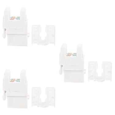 Imagem de Módulo de informação CAT6 3pcs de alta velocidade 10 redes de gigabit soquete conector de 180 graus para fiação de rede profissional de instalação ABS material
