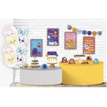 Imagem de Kit Festa Bolofofos Licenciado 62 Peças Festcolor  Inspire Sua Festa L