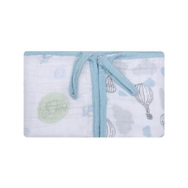 Imagem de Paninho De Boca Papi Soft C/Prendedor De Chupeta Est 40Cm X 40Cm Contem, 2 un, Corrida de Carros, Azul