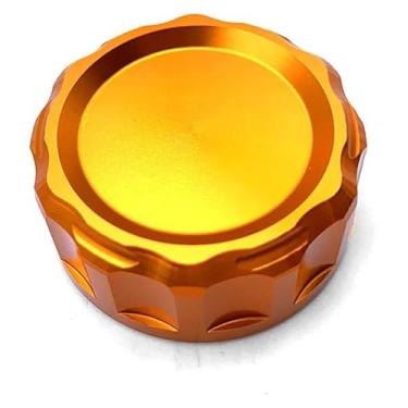 Imagem de Tampa de óleo do reservatório de fluido de freio traseiro da motocicleta compatível com CBR1000RR CBR600RR CBR900RR 929RR 954RR CBR1100XX CBR 600RR 1000RR (Nologo Orange)