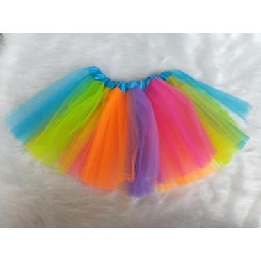 Imagem de 1 Saia De Tule Unicórnio Infantil 30cm - temdetudomesmo