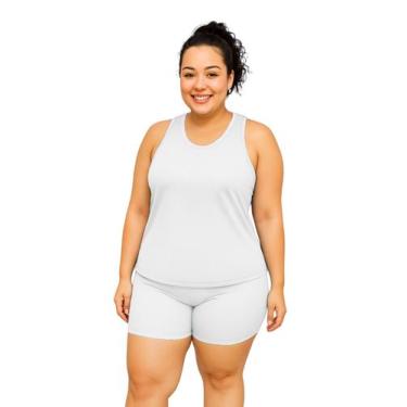 Imagem de Regata Nadador Feminina Dryfit Fitness Academia Plus Size - Ast Store,