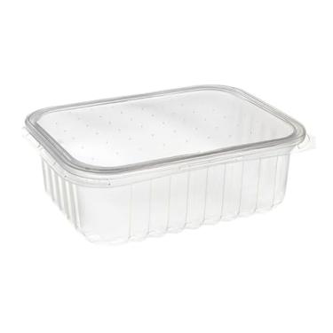 Imagem de Pote Embalagem Marmita Descartavel Rentagular Plastico 500ml 350ml 250ml 750-ml Comida Fitness (24,250 ML)