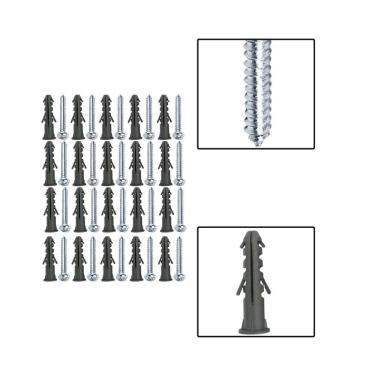 Imagem de Kit Parafuso Com Bucha M6 20 Pçs