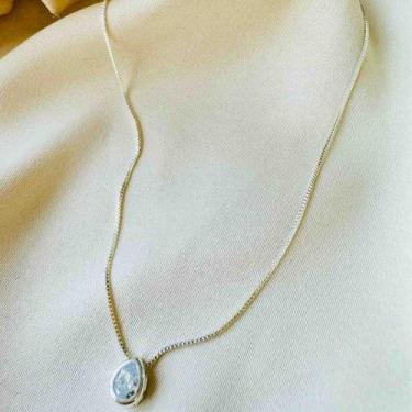 Imagem de Colar Ponto de Luz Gota Banhado em Prata 925 - Maria Pinho