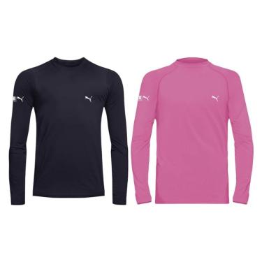 Imagem de Kit 2 Camisas Térmicas Puma UV50+ Manga Longa Juvenil
