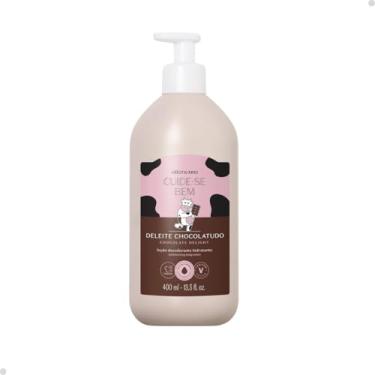 Imagem de Loção Desodorante Hidratante Corporal Cuide-se Bem Deleite Chocolatudo 400ml