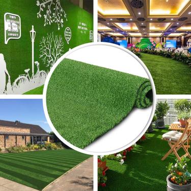 Imagem de Petgrow Grama artificial sintética de 30 x 30 m para interior e exterior tapete de grama sintética para cães, festa, casamento, Natal, varanda, jardim, Astro, relva, tapete, furos de drenagem, tapete