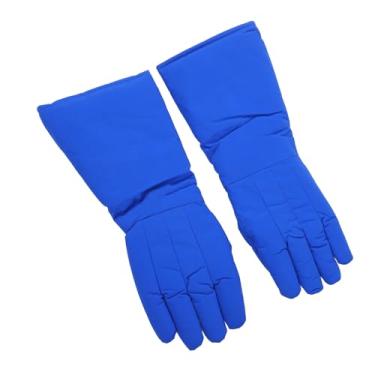 Imagem de Garosa Luvas LN2 Luvas Criogênicas de Nitrogênio Líquido -260 ℃ a +148 ℃ Proteção de Baixa Temperatura Com Design Multicamadas para Armazenamento Em Gelo Seco Com Nitrogênio Líquido