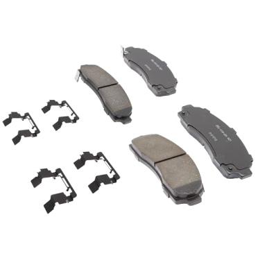 Imagem de ACDelco Professional 17D913CHF1 Kit de pastilhas de freio a disco frontal de cerâmica com clipes