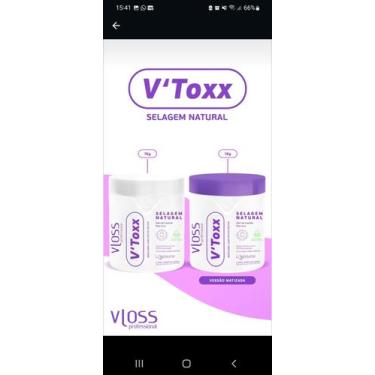 Imagem de Vloss Kit Vtoxx Selagem Natural Matizadora e Branca 2x1kg