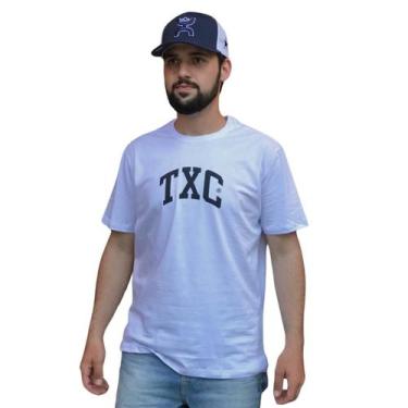 Imagem de Camiseta Txc Branco Logo Preto 19737, Branco, M