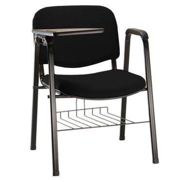 Imagem de Cadeira Escolar Universitária para Auditórios Linha Hotel Preto