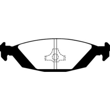 Imagem de EBC Brakes Pastilhas de freio DP2635 Greenstuff série 2000