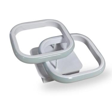 Imagem de Plafon LED Quadrado Duplo Moderno de Teto para Sala, Quarto e Cozinha 