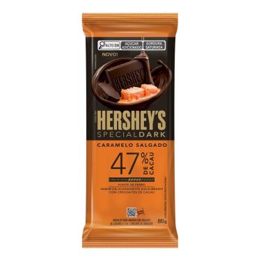 Imagem de Chocolate Hershey`s Special Dark Caramelo Salgado 47% de Cacau 80g