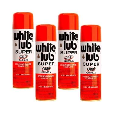 Imagem de Kit C/4 Desingripante White Lub 300ml - ORBI