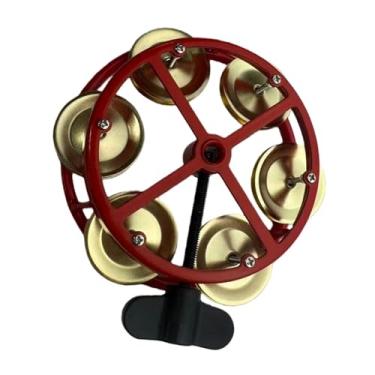 Imagem de TTETTZ Hi-hat, Pandeiro, Pratos para Baterias de Jazz, Instrumentos de, Concertos, Karaokê, Crianças, Adultos, Conjuntos, Ergonômico, Ouro Vermelho