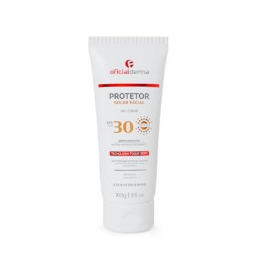 Imagem de Oficialderma Protetor Solar Facial FPS 30, Gel-Creme, Tecnologia Toque Seco, Para Todos os Tipos de Pele, 100g