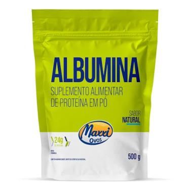 Imagem de Albumina MaxxiOvos 500g - Clara de Ovo Desidratada - Suplementos Alimentar de Proteina em Pó (Natural)