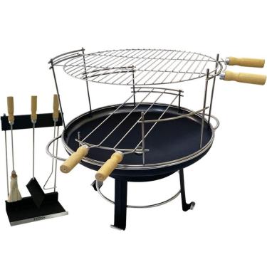 Imagem de Confrateira Zzonn Cf750, Muito Mais Que Uma Churrasqueira! - Churrasqueira Prime, Lareira Externa E Cooler De Bebidas