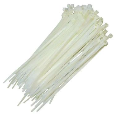 Imagem de Abraçadeira De Nylon 50 Uni Enforca Gato Branco 370mmX7mm