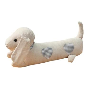 Imagem de Generic Batente de porta interno com peso, batente de chão para porta, escultura de desenho animado de animais, fácil de mover, decoração com peso para, Coração Azul