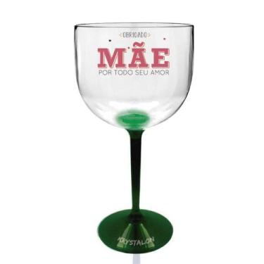 Imagem de Taça Gin Bicolor Verde Para Dia Das Mães - Seu Amor - Krystalon
