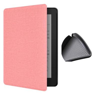 Imagem de Yzlvigrous Caixa de Textura de Pano para Kindle Paperwhite 7/6/5ª Geração 2015/2013/2012, Tampa Traseira de TPU Macia de 6 Polegadas com Sono/despertar Automático, Modelo: DP75SDI/EY21