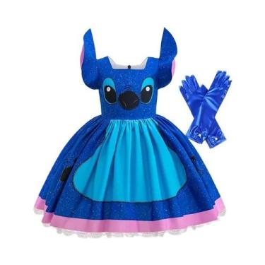 Imagem de Vestido De Cosplay Lilo E Stitch Para Meninas, Fantasia De Aniversário