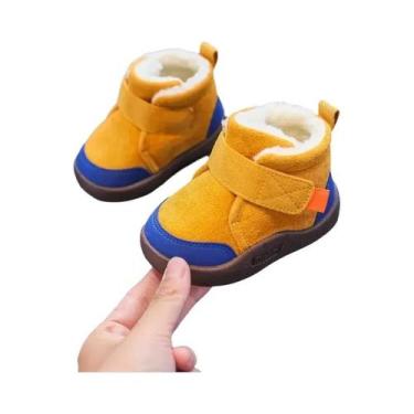 Imagem de Botas De Inverno Para Bebês, Calçados Quentes De Pelúcia, Tênis De Nev