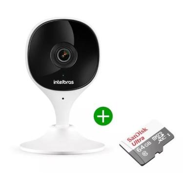 Imagem de Câmera Wifi Imx Mibo Full Hd Intelbras Branca C/ Cartao 64gb