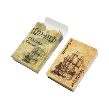 Imagem de Baralho De Cartas Vintage Pirate King Bridge 60x90mm Para Jogo De Poke