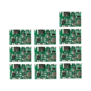 Imagem de Módulo Carregador DC-DC Boost Tipo-C TP4056 Placa De Potência De Desca