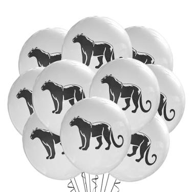 Imagem de Malayan Products Panther Balloons 12 Count Latex, Jungle Cat Birthday Decoration Theme Party, 12Inch Standard Size