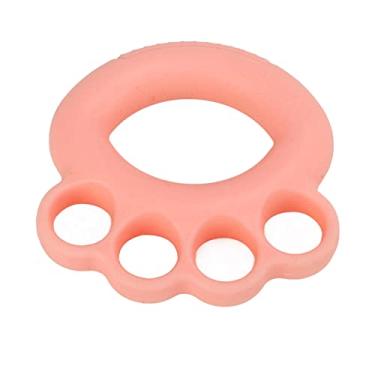 Imagem de Generic Treinador de Força de Dedo, Exercitador de Dedo de Mão, Aperto de Silicone para Crianças e Adultos, Design de Ponto Convexo (Rosa #15)