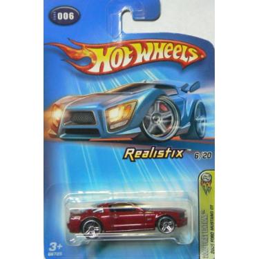 Imagem de Hot Wheels 2005 First Editions Realistics #6 2005 Ford Mustang GT Black Interior Pr-5 Wheels #2005-6 Collectible Collector Car Mattel 1:64 Scale