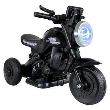 Imagem de Moto Elétrica Infantil Mini First Custom 6V Zippy Toys -, Preto