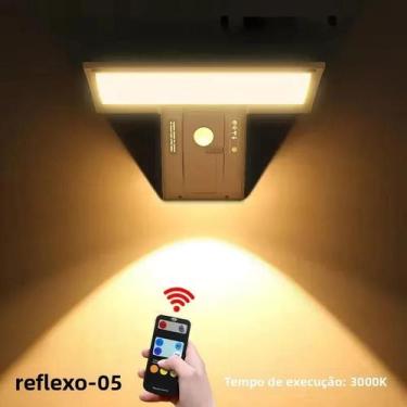 Imagem de Luzes Solares Externas 90LED Com Sensor De Movimento, 3 Cores, 4 Modos