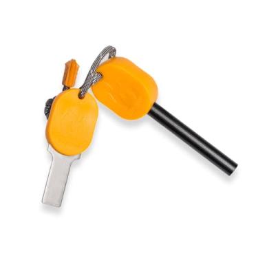 Imagem de Solo Stove Vara de ferrocério de aço inoxidável Fire Striker para acendedor de fogo à prova d'água para kits de sobrevivência de acampamento e caminhadas, alça fácil de segurar com até 15.000 golpes